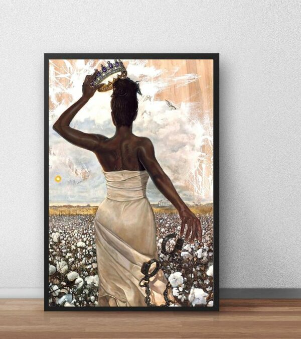Black Girl Canvas Wall Art CA297