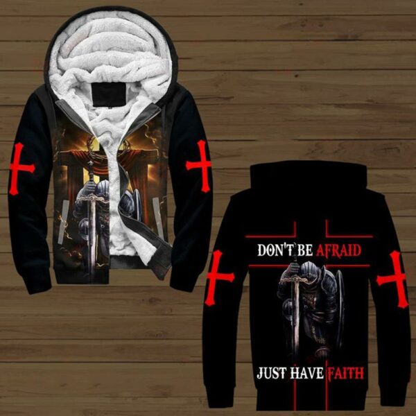 Christian Clothes:" Don't Be Afaid Just Have Faith All Over Printed Shirts" - Image 7