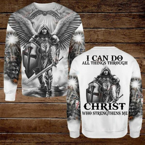 I Can Do All Things Through Christ All Over Printed Shirts 221220 - Image 5