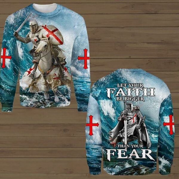Let Your Faith Be Bigger Than Your Fear All Over Printed Shirts - Image 7