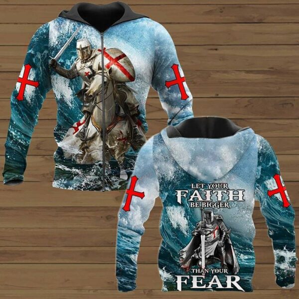Let Your Faith Be Bigger Than Your Fear All Over Printed Shirts - Image 3