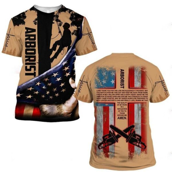 Arborist Lord Thank All Over Printed Shirts - Image 6