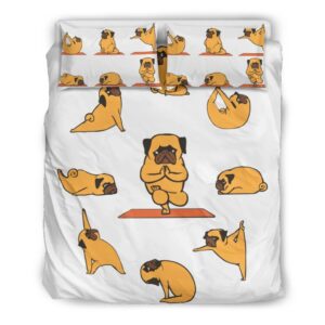 Cute Pug Dog Bedding Set BS403