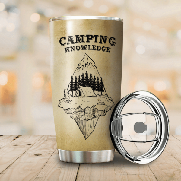 Camping Knowledge 20oz 30oz Travel Tumbler TB587 - Image 3