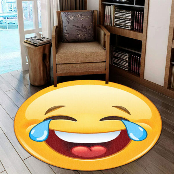 Funny Icon Carpet Rug - Round Rugs RG719 - Image 4