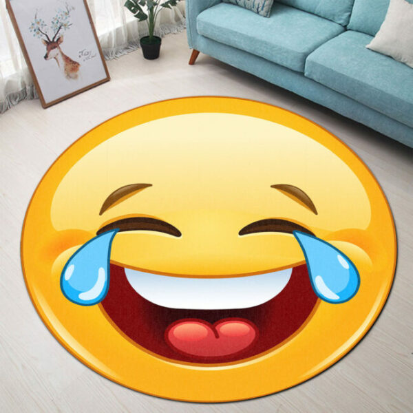 Funny Icon Carpet Rug - Round Rugs RG719 - Image 3