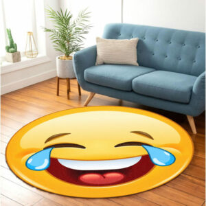 Funny Icon Carpet Rug – Round Rugs RG719