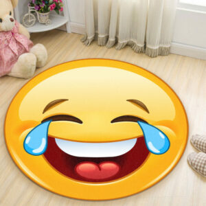 Funny Icon Carpet Rug – Round Rugs RG719