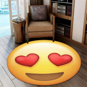 Funny Icon Carpet Rug – Round Rugs RG720