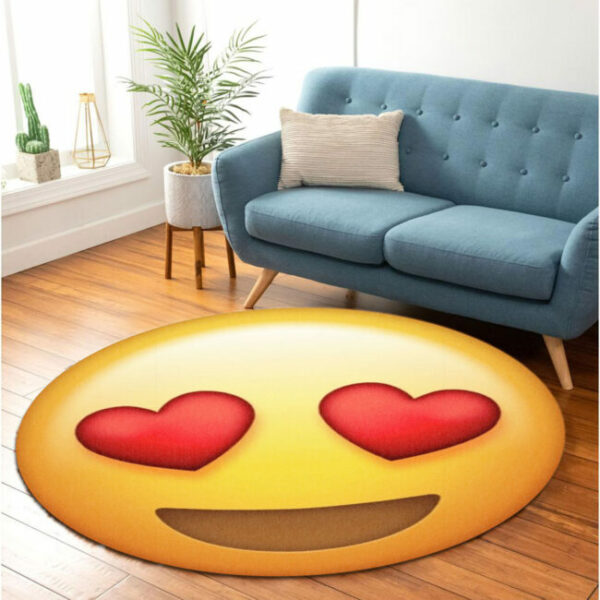 Funny Icon Carpet Rug - Round Rugs RG720 - Image 4