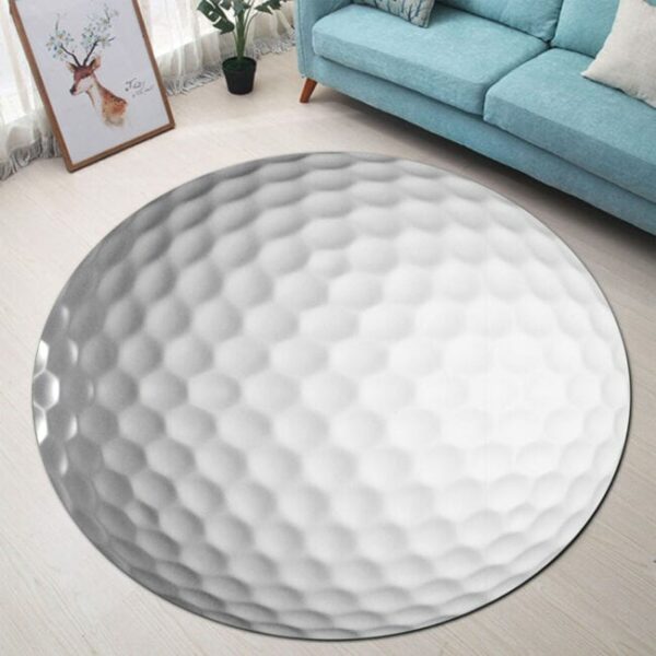 Golf Ball Round Carpet Rug - Round Rugs RG711 - Image 3
