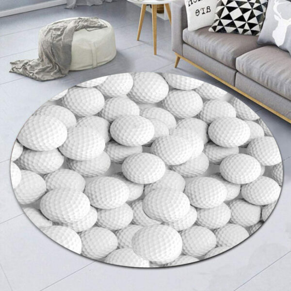 Love Golf Round Carpet Rug - Round Rugs RG714 - Image 4