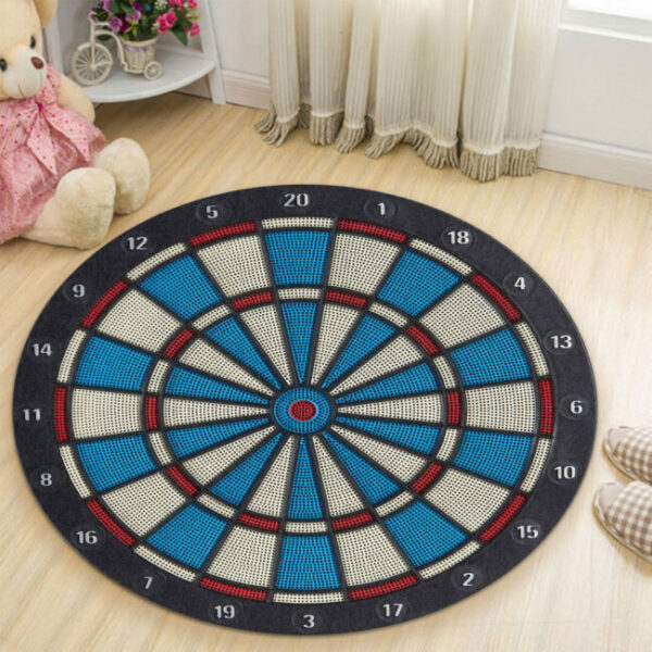Love Darts Game Carpet Rug - Round Rugs RG717 - Image 4