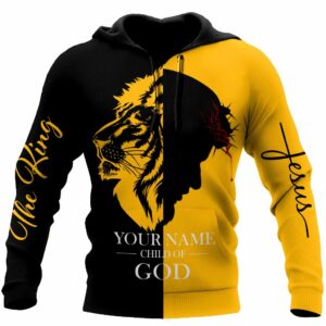 Christian Clothes : “Premium Jesus – Child Of God Customize Name 3d All Over Printed Unisex Shirts 01”