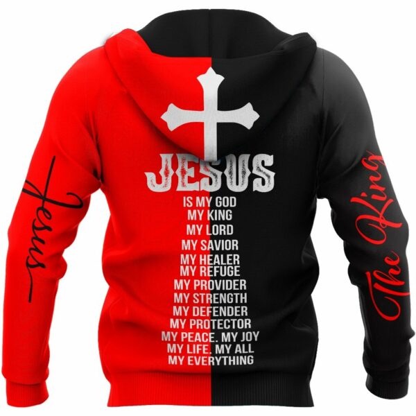 Christian Clothes : "Premium Jesus Customize Name 3d All Over Printed Unisex Shirts" - Image 4