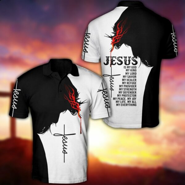 Jesus God Jesus Is My Everything All Over Printed Shirts 021701 31081998 - Image 6