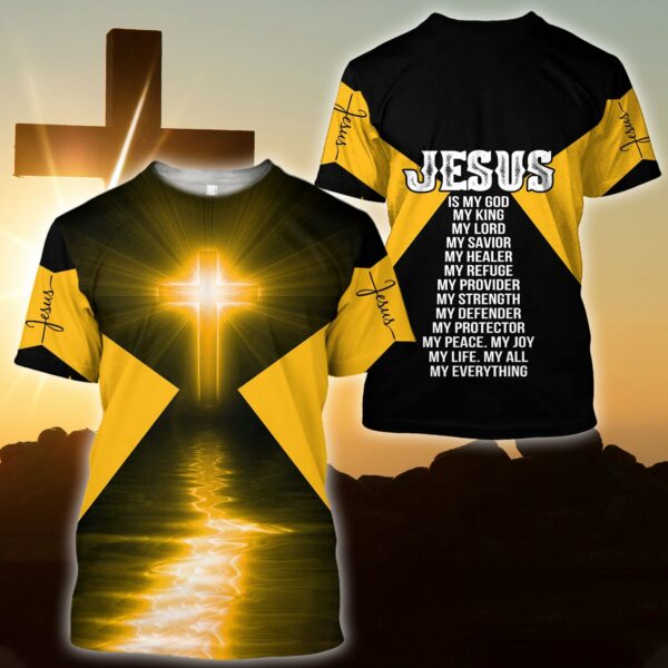 Christian Clothes : "Premium Christian Jesus Catholic 3d Printed Unisex Shirts Ntn12102006" - Image 5