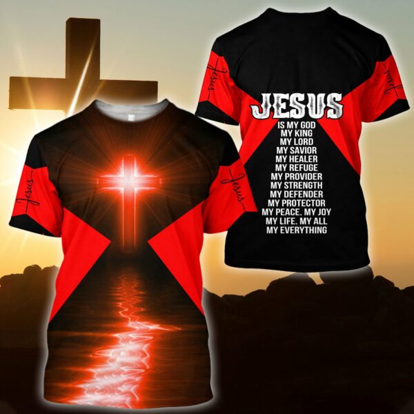 Christian Clothes : "Premium Christian Jesus Catholic 3d Printed Unisex Shirts Ntn12102005" - Image 5
