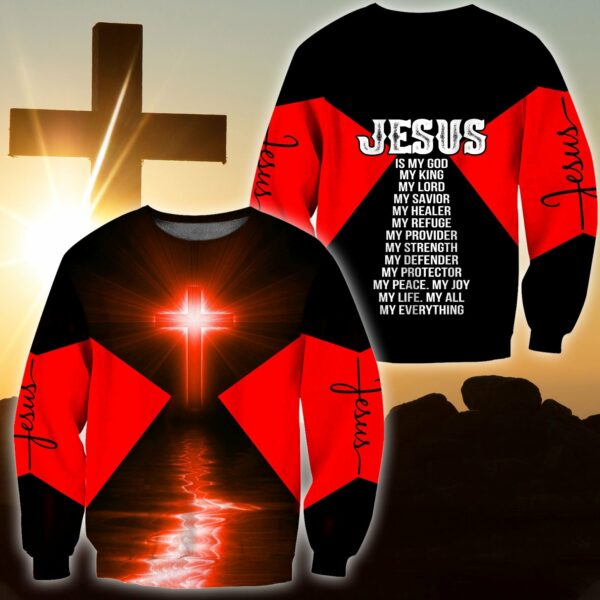 Christian Clothes : "Premium Christian Jesus Catholic 3d Printed Unisex Shirts Ntn12102005" - Image 6