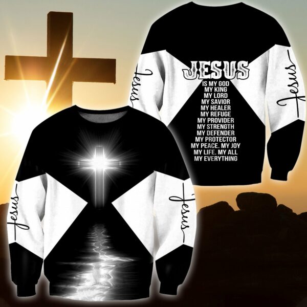 Christian Clothes : "Premium Christian Jesus Catholic 3d Printed Unisex Shirts Ntn12102007" - Image 5