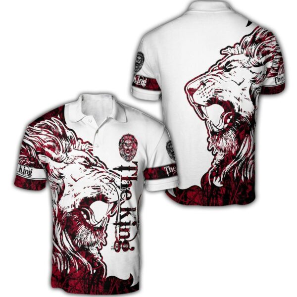 King Tattoo Lion 3D Over Printed Shirt for Men and Women - Image 4