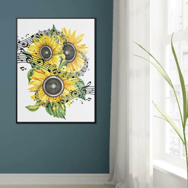 Sunflower Canvas Wall Art CA211 - Image 2