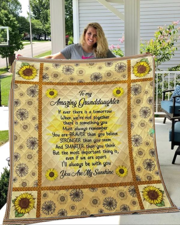 A Letter To My Amazing Granddaughter Quilt BS2060