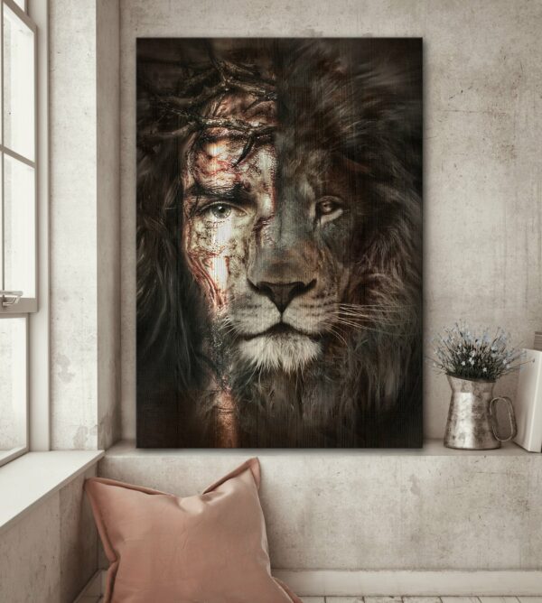 The Lion Jesus Canvas Wall Art CA242