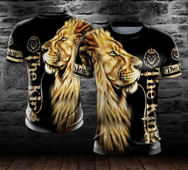 The King Lion 3D All Over Printed Hoodie, Sweater, T-Shirt, Zipped Hoodie - Image 2