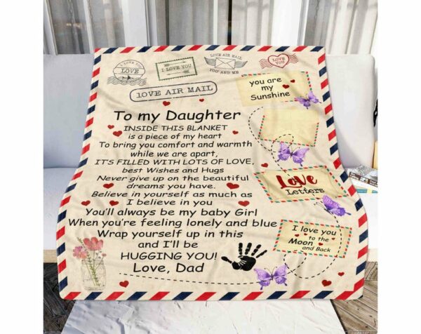 A Letter To My Daughter Blanket BS1165