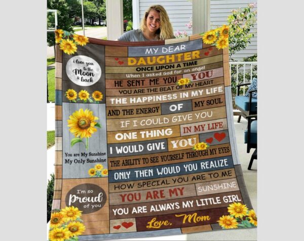 A Letter To My Dear Daughter Blanket BS1170