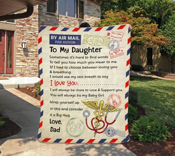 A Letter To My Daughter Blanket BS1175