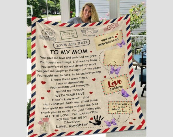 A Letter To My Mom Blanket BS1158