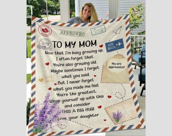 A Letter To My Mom Blanket BS1160