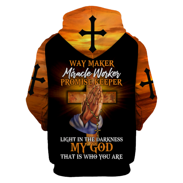 Christian Clothes : "Way Maker Miracle Worker Promise Keeper - Light The Darkness My God That Is Who You Are" - Image 4