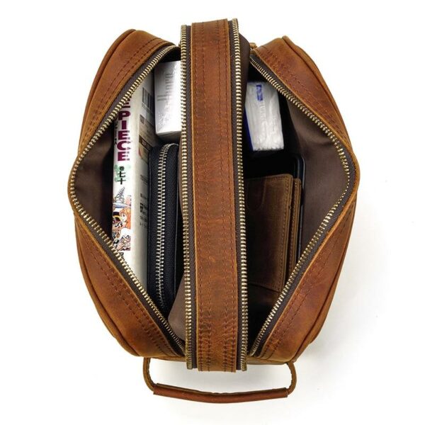 The Colden Duffle Bag | Large Capacity Leather Weekender - Image 3