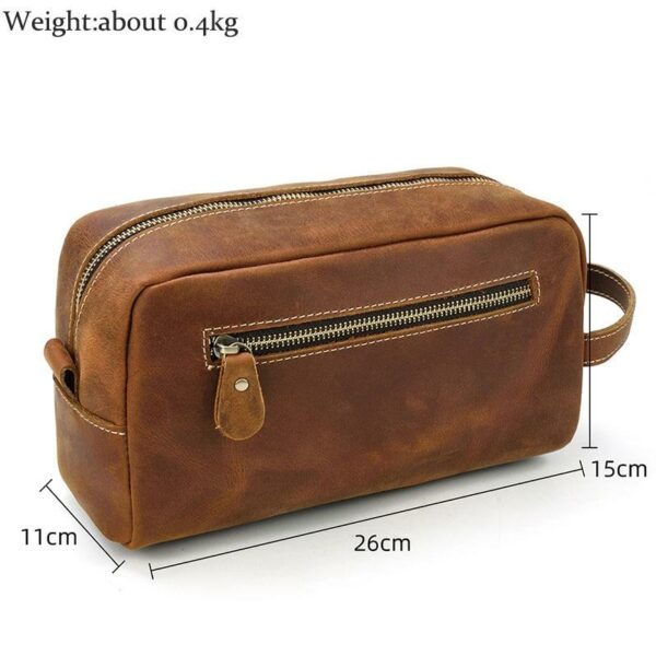 The Calista | Small Leather Camera Bag - Leather Camera Lens Case - Image 4