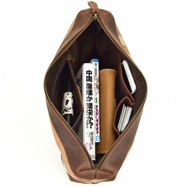 The Bard Weekender | Handmade Leather Duffle Bag - Image 3