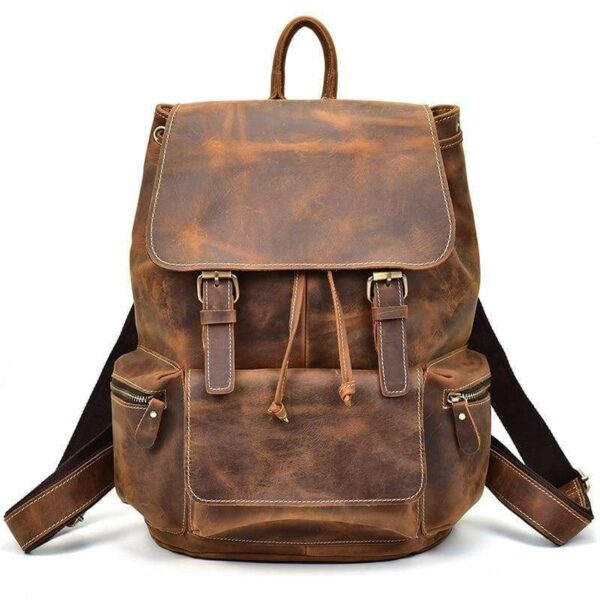 The Brandt Weekender | Small Leather Duffle Bag - Image 3