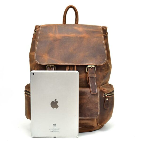 The Brandt Weekender | Small Leather Duffle Bag - Image 4