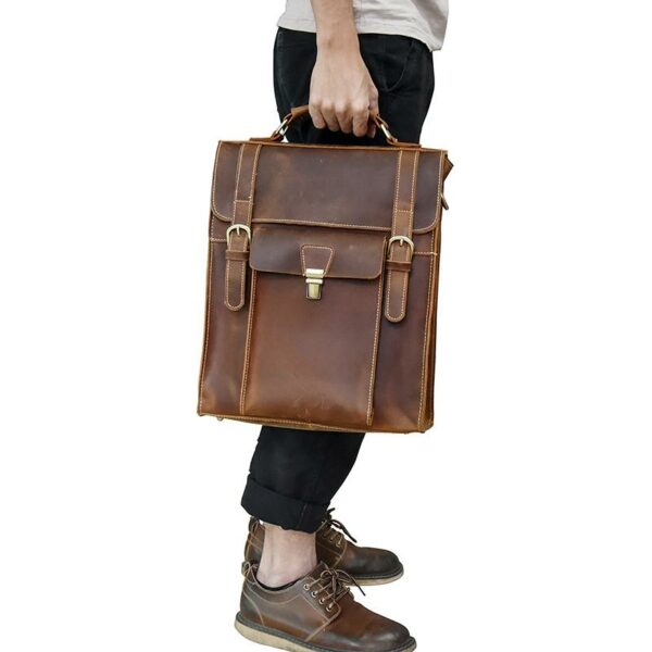 The Freja Backpack | Handcrafted Leather Backpack - Image 3