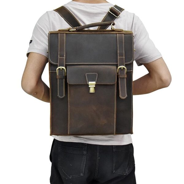 The Freja Backpack | Handcrafted Leather Backpack - Image 4