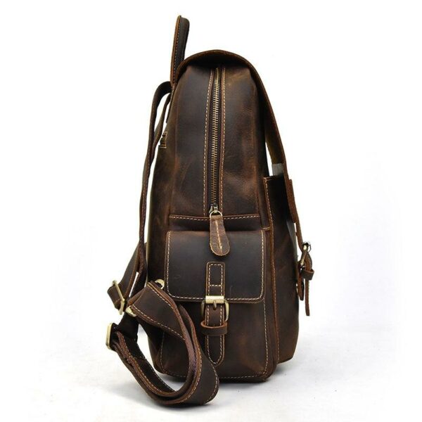 The Erlend Duffle Bag | Vintage Leather Weekender - Image 3