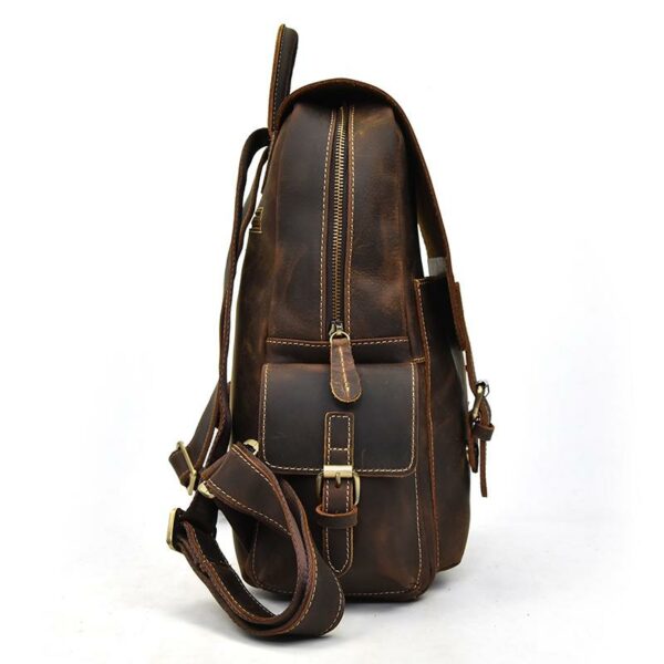The Erlend Duffle Bag | Vintage Leather Weekender - Image 6
