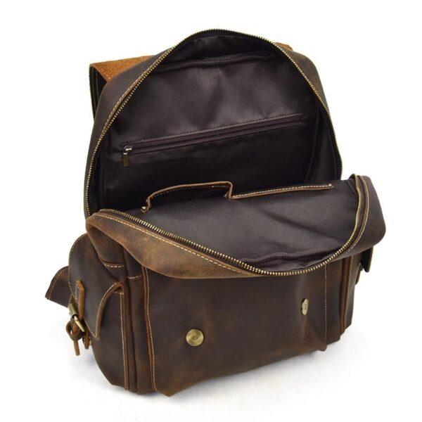 The Erlend Duffle Bag | Vintage Leather Weekender - Image 5