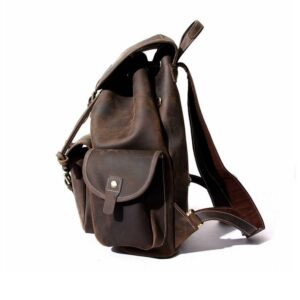 The Cael | Handmade Leather Coin Purse with Zipper