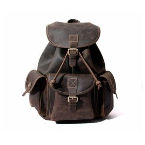 The Cael | Handmade Leather Coin Purse with Zipper