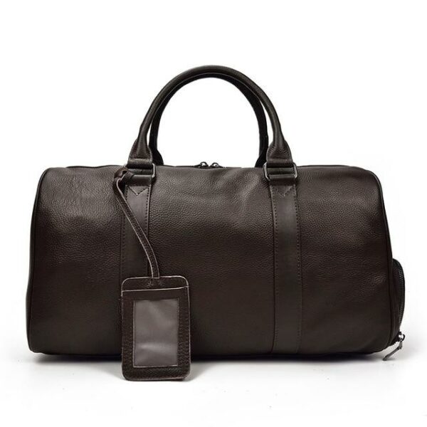 The Asta Weekender | Handcrafted Leather Duffle Bag - Image 6
