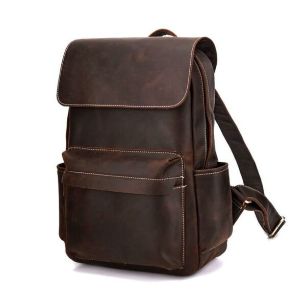 The Eira Duffle Bag | Vintage Leather Weekender - Image 2