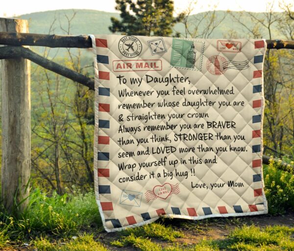 A Letter To My Daughter Quilt BS232 - Image 2